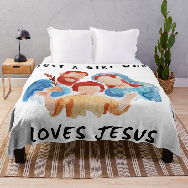 Item preview, Just a girl who loves jesus designed and sold by corralmontana.