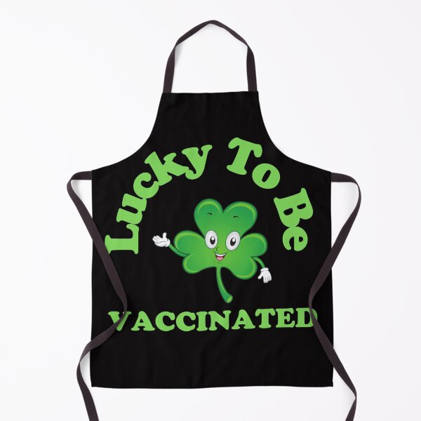 Item preview, Lucky To Be Vaccinated Shamrock designed and sold by sasigifts.
