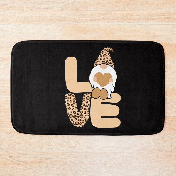 Item preview, LOVE Valentines Day Leopard Print Gnome  designed and sold by sasigifts.
