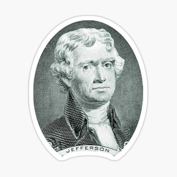Item preview, Thomas Jefferson Portrait designed and sold by Bradley Gearhart.