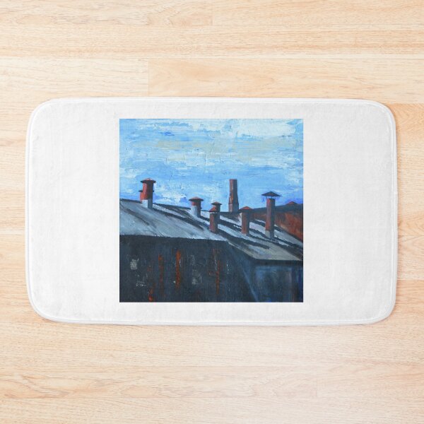Item preview, Factory Roof Top With Chimneys, Hull, England designed and sold by golan22may.