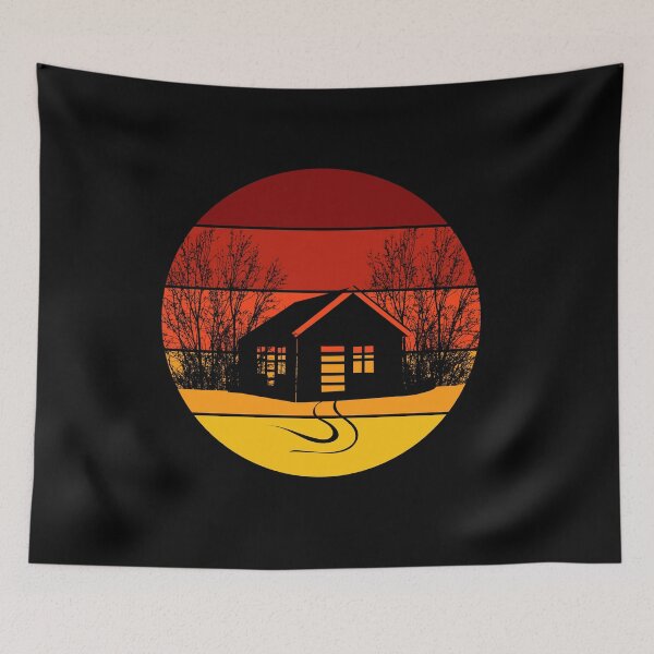 Item preview, Cabin in the Woods Retro Sunset designed and sold by liftdesign.