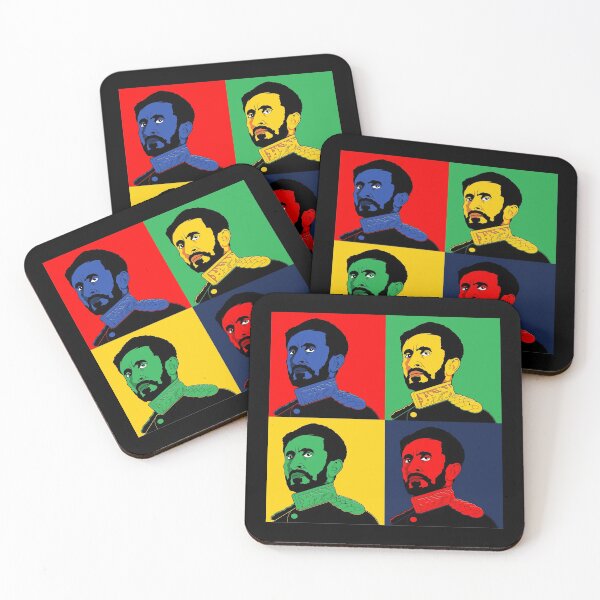 Item preview, Ras Tafari Makonnen Pop Art Portrait King Selassie I graphic designed and sold by jakehughes2015.