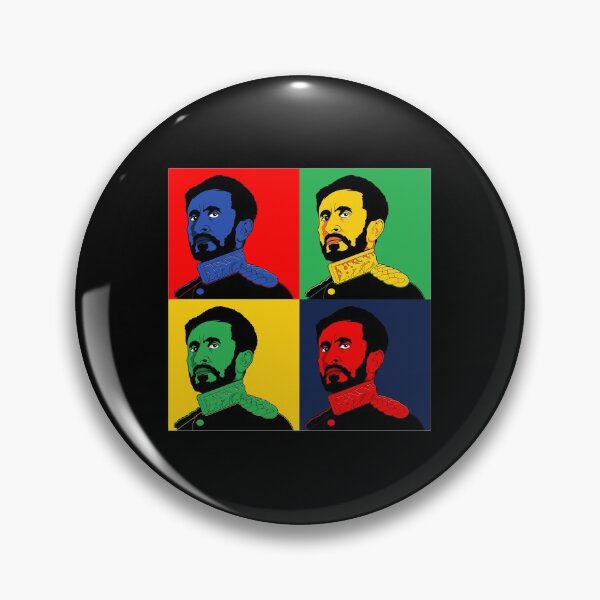 Item preview, Ras Tafari Makonnen Pop Art Portrait King Selassie I graphic designed and sold by jakehughes2015.