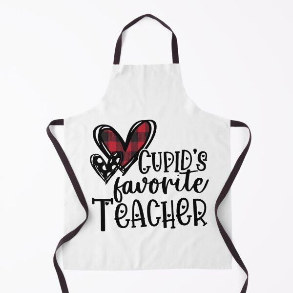 Item preview, Cupids Favorite Teacher Buffalo Plaid Love Heart designed and sold by sasigifts.
