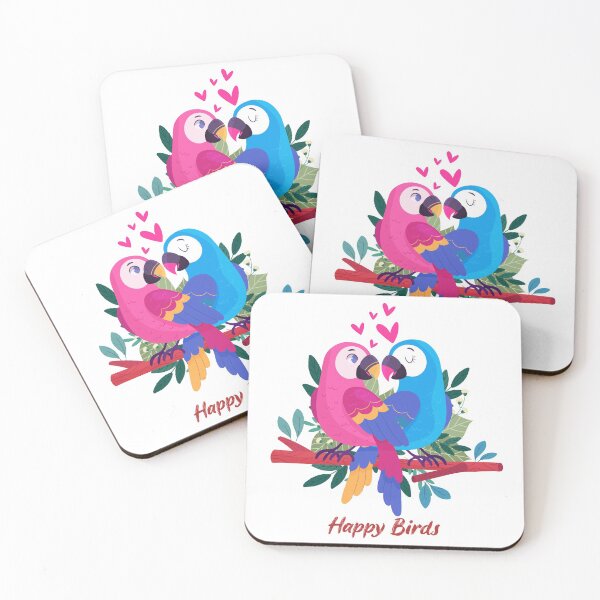 Item preview,  bird budgie Happy Valentine's Day designed and sold by Haxino.