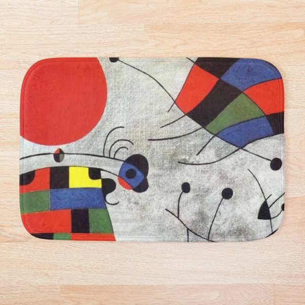 landscape joan miro Bath Mat