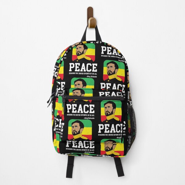Item preview, Peace Rastafari Black History Month King Haile Selassie I design designed and sold by jakehughes2015.