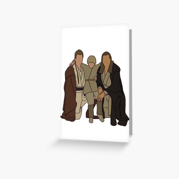 Aperçu de l'œuvre Anakin, Obi-Wan et Qui-Gon créée et vendue par coolingsummers.