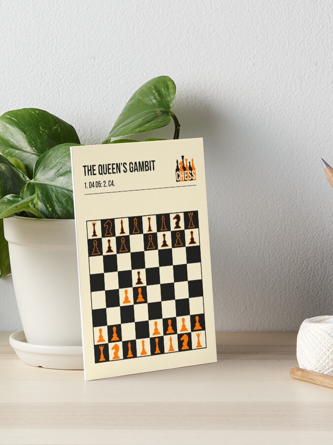 The Queens Gambit Chess Opening Poster Fine Art Print Poster for