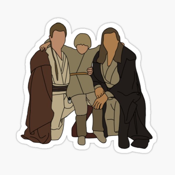 Item preview, Anakin, Obi-Wan, & Qui-Gon designed and sold by coolingsummers.