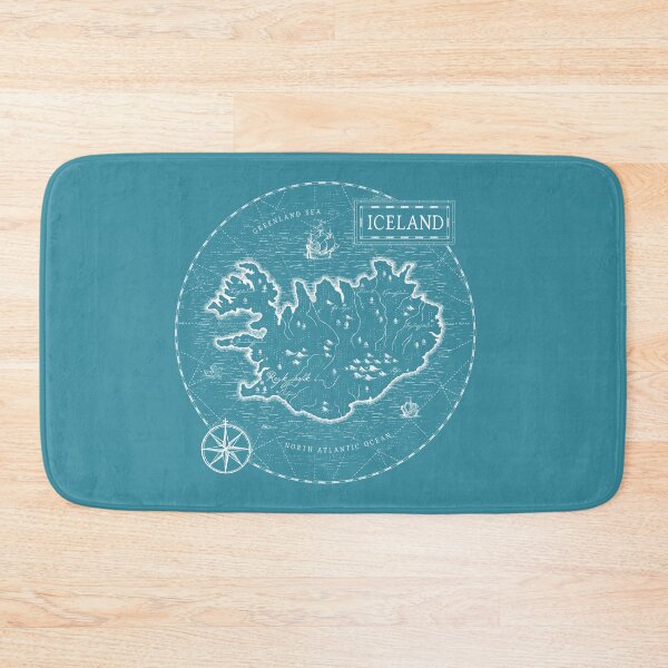 Item preview, Vintage Map Iceland designed and sold by Motivburg.