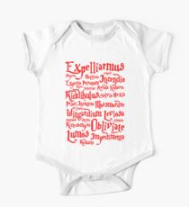 Expelliarmus Spell Quote One Piece - Short Sleeve