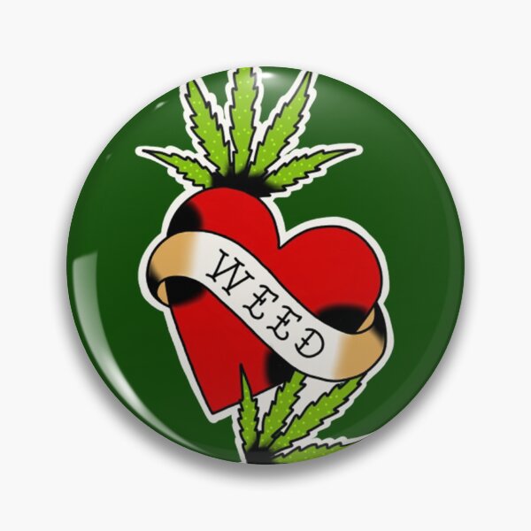 Item preview, Love weed traditional tattoo designed and sold by rafaelwolf.