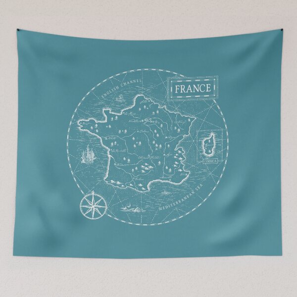 Item preview, Vintage Map France designed and sold by Motivburg.