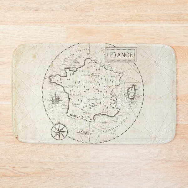 Item preview, Vintage Map France designed and sold by Motivburg.