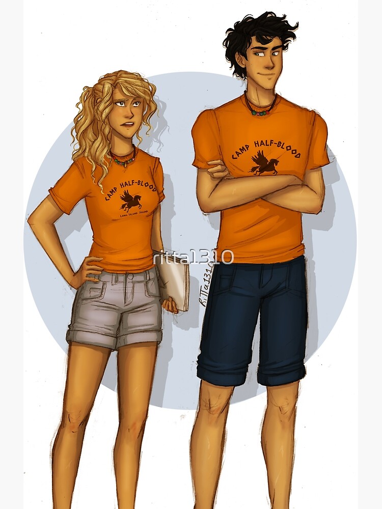 Percy And Annabeth Art Print By Ritta1310 Redbubble 