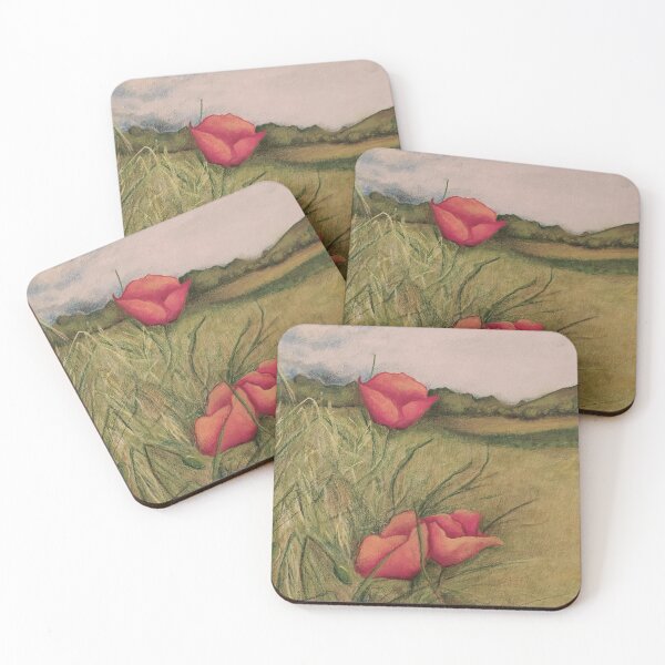 Item preview, Papaveri tra steli d'erba designed and sold by nadiasoardi.