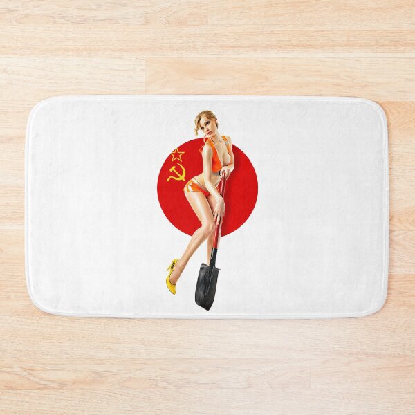 Item preview, Beautiful pin-up blonde doing road works designed and sold by ostman.