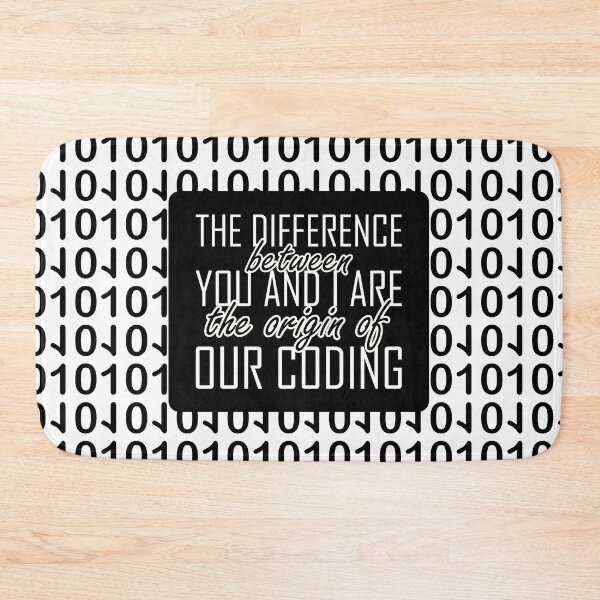 Item preview, the difference between you and I are the origin of our coding designed and sold by Forever-Design.