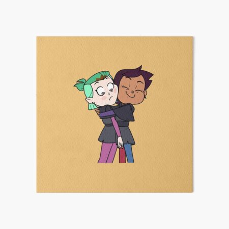 The Owl House Luz and Amity Lumity Season 3 Art Board Print for Sale by  iamskypup