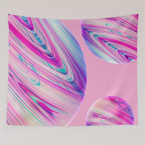 Item preview, Pink Planets designed and sold by cafelab.