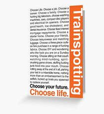 Choose life. Greeting Card