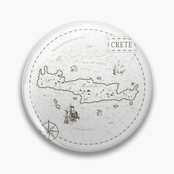 Item preview, Vintage Map Crete designed and sold by Motivburg.