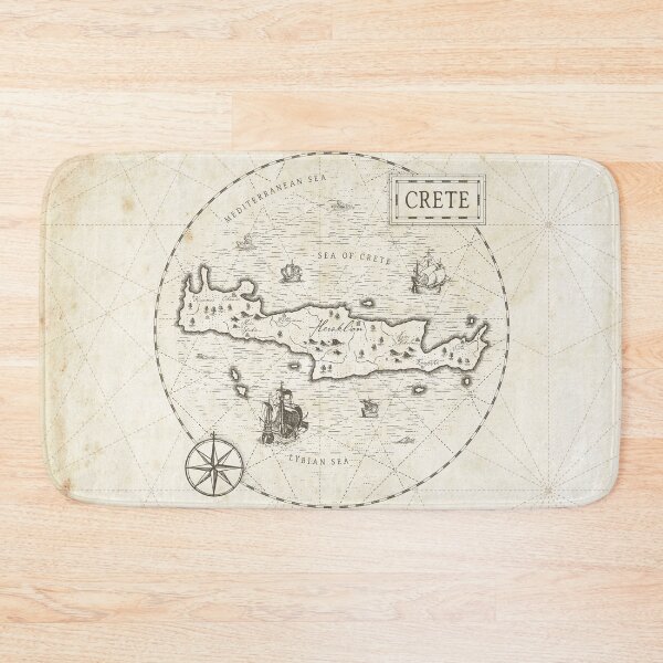 Item preview, Vintage Map Crete designed and sold by Motivburg.