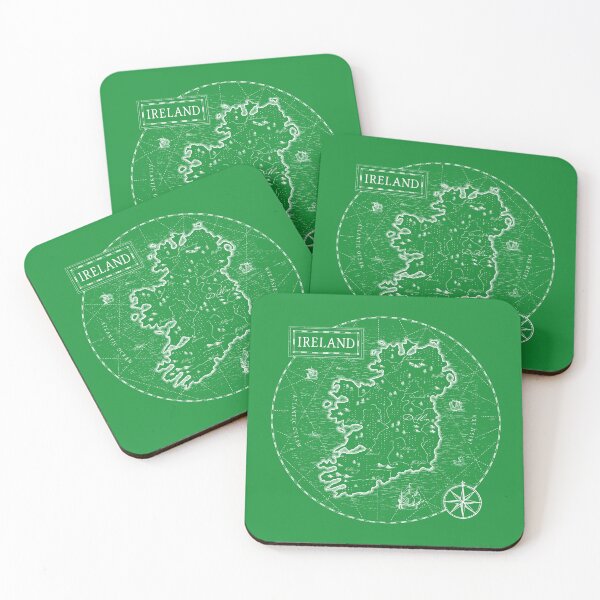 Item preview, Vintage Map Ireland designed and sold by Motivburg.