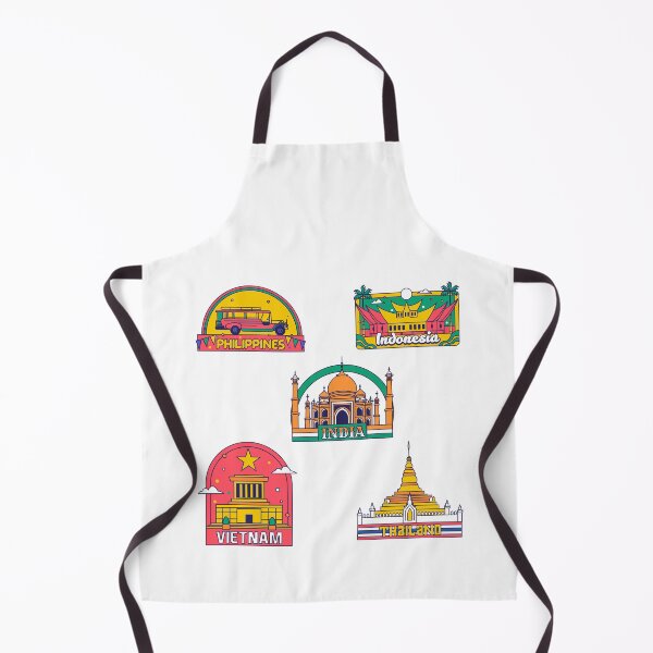 Item preview, Globe trotter retro stamps of Philippines Indonesia India Thailand Vietnam South East Asia designed and sold by sun-shadoww.