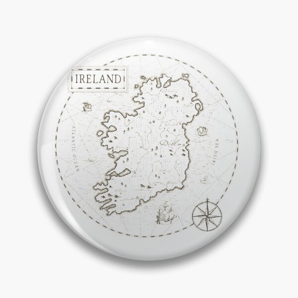 Item preview, Vintage Map Ireland designed and sold by Motivburg.