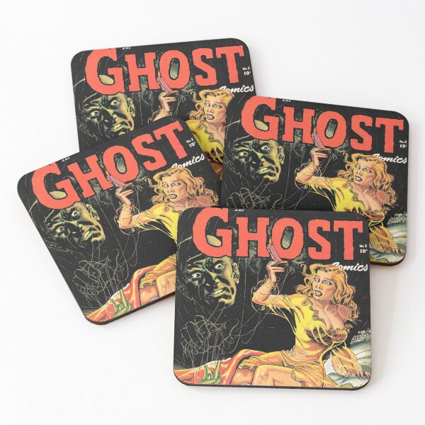 Item preview, Retro Ghost Comics Book Cover | Vintage Horror Terror designed and sold by SLAG-Creative.