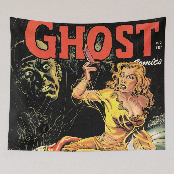 Item preview, Retro Ghost Comics Book Cover | Vintage Horror Terror designed and sold by SLAG-Creative.
