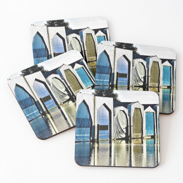 Item preview, Boat Sheds at the Marina designed and sold by Lesliebc.