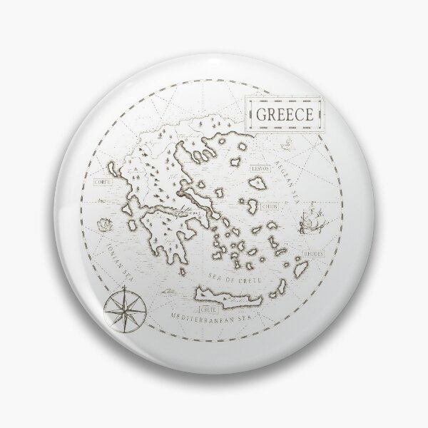 Item preview, Vintage Map Greece designed and sold by Motivburg.