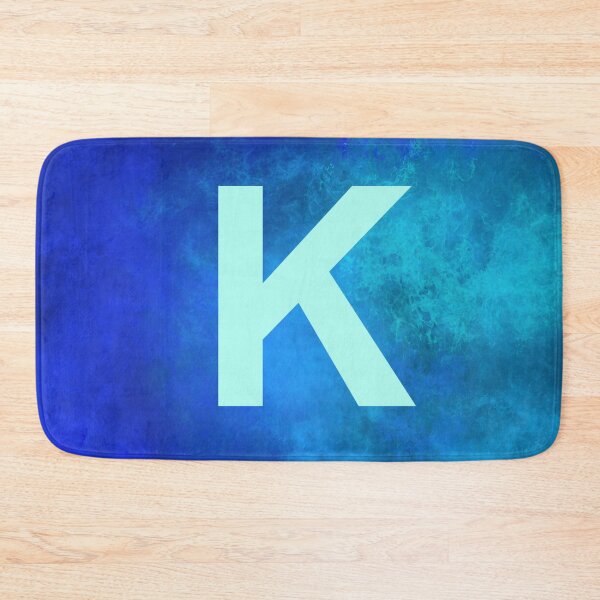 Item preview, Cosmic Fire Blue Alphabet K designed and sold by geoceltic.