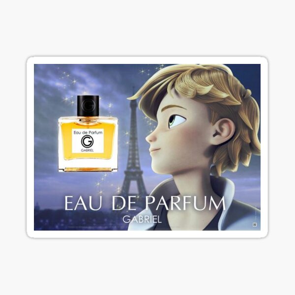 Adrien Agreste perfume commercial Pegatina