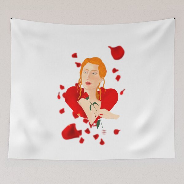 Item preview, Portrait realistic beautiful red rose lady painting Png designed and sold by Imanitasong.