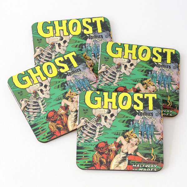Item preview, Retro Ghost Comics Book Cover | Vintage Horror Terror designed and sold by SLAG-Creative.