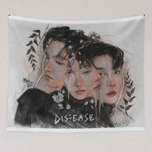 Item preview, BTS JHOPE “Dis-ease” designed and sold by DingDdaeng.