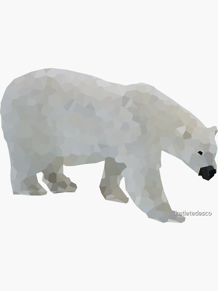 Polar Bear Sticker for Sale by littlemandyart