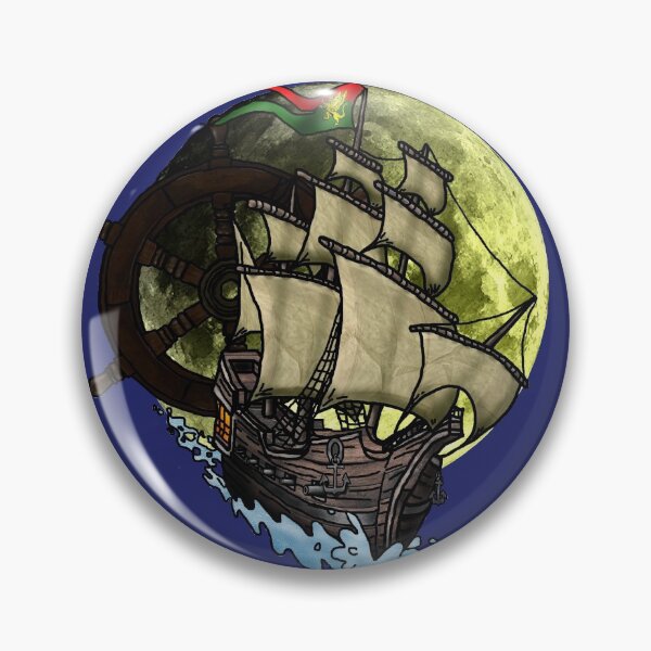 Item preview, Tall Ship Moon designed and sold by FictiveArt.