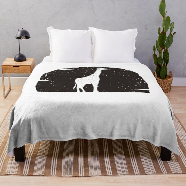 Item preview, giraffe animal art vintage sunset designed and sold by alaechamlal.