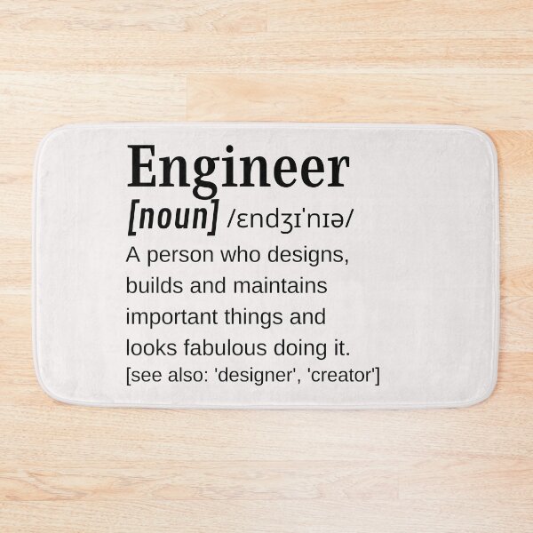 Item preview, Engineer Female or Gay Noun Fabulous Dictionary Definition Engineering Design designed and sold by DefinitionX.