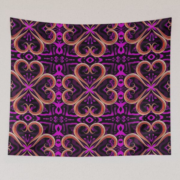 Item preview, Valentine Heart Ornamental Pattern designed and sold by Arcane  Adorable.