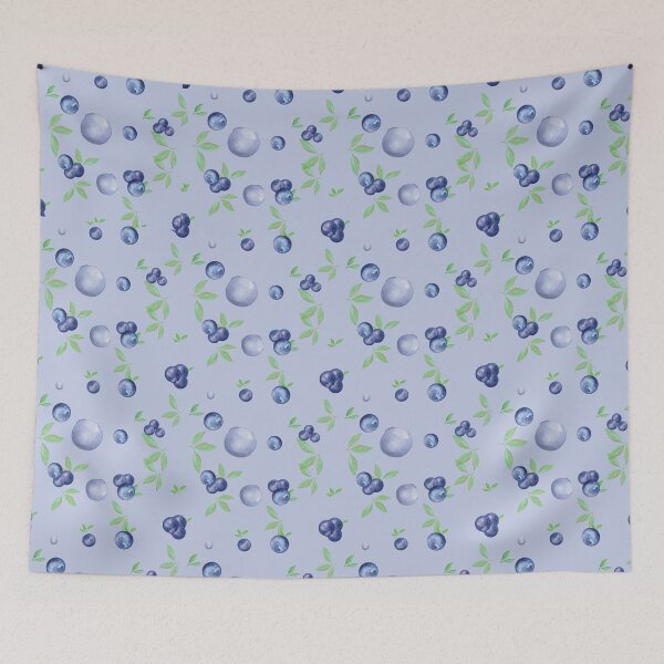 Item preview, Lovely Beautiful Blue Colored Pattern - Blueberry Pattern designed and sold by be-great.