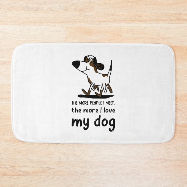 Item preview, The more people I meet the more I love my sweet dog beagle name: sweet small Crumb designed and sold by Mydogheart4you.