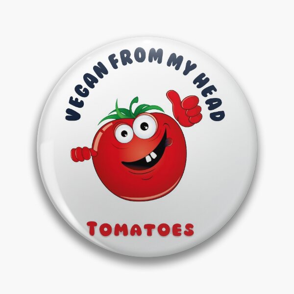 Item preview, Vegan from my head tomatoes prints designed and sold by Misaali5-4.