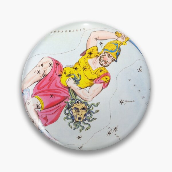 Item preview, Antique Constellation Map of Perseus, Caput Medusæ designed and sold by VintageArchive.